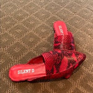 Silent D red python slides